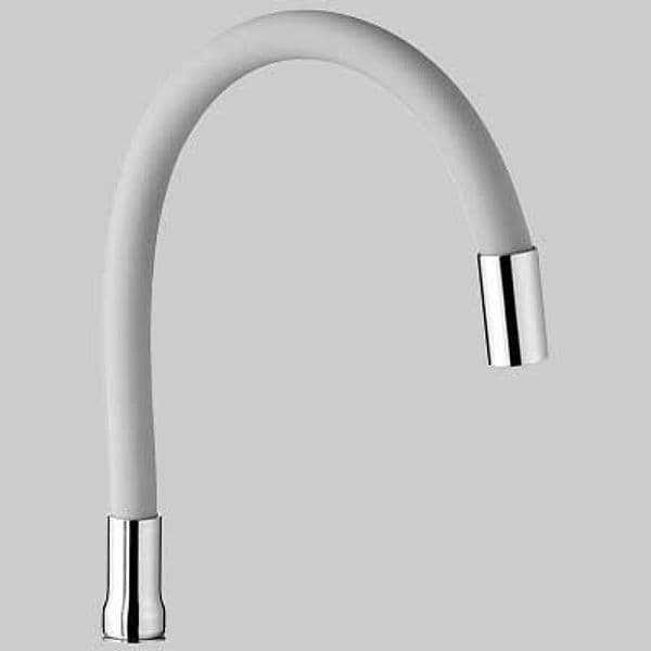 Bocca in Gomma per Monocomando Lavello Maldive Cromo Bianco Cardinale - 2