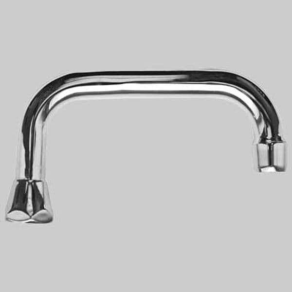 Canna Superiore per Gruppo Lavello a Muro Cromo 200 mm Made in Italy - 2