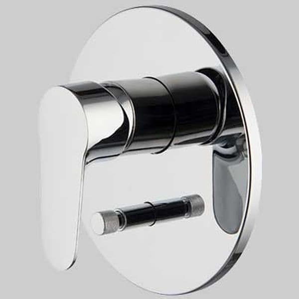 Rubinetto Miscelatore Doccia Incasso con Deviatore Serie 22 Cromo Fima - 2