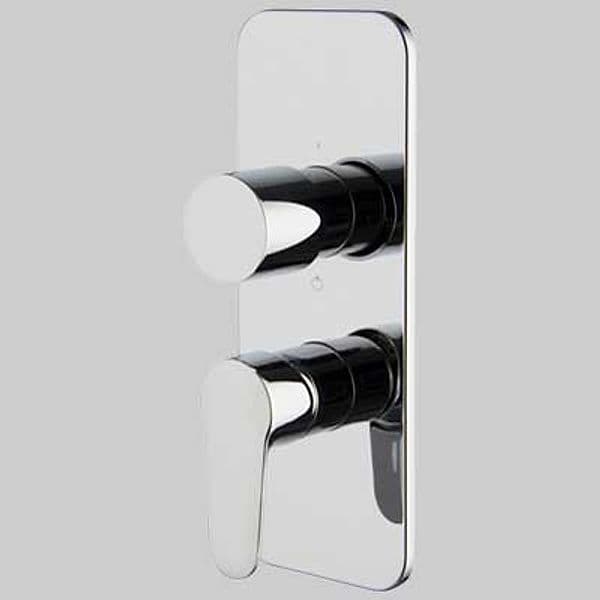 Rubinetto Miscelatore Doccia Incasso con Deviatore 23 Uscite Serie 22 Cromo - 2
