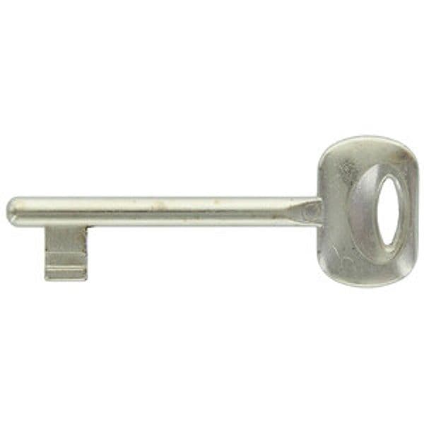 Chiave Patent Bonaiti Nichelata N. 3 Bonaiti Serrature 10 Pezzi - 2
