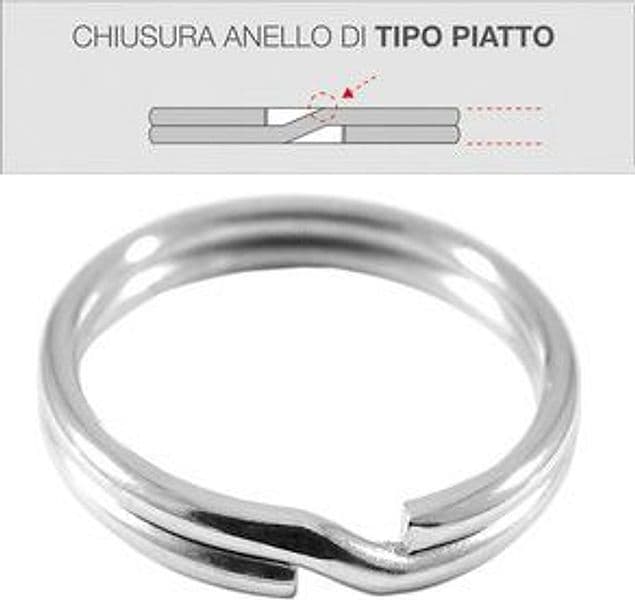 Silca Anello Portachiavi 20 mm Diesse 300 Pezzi - 2