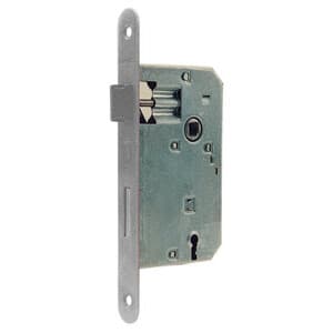 Serratura Q.8 x 70 Grigio 50 B. Tondo S Gaccia Patent 5 Pezzi - 2