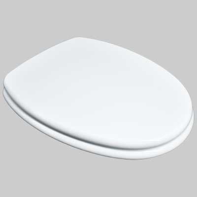 Copriwater Sedile WC MDF Poliesterato M122 Bianco Seba - 2
