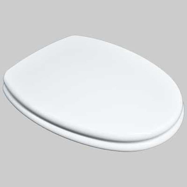 Copriwater Sedile WC MDF Poliesterato M126 Bianco Seba - 2