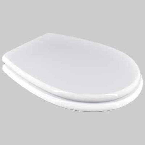 Copriwater Sedile WC MDF Poliesterato M134 Bianco Seba - 2