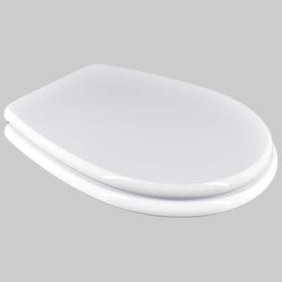 Copriwater Sedile WC MDF Poliesterato M134 Bianco Seba - 2