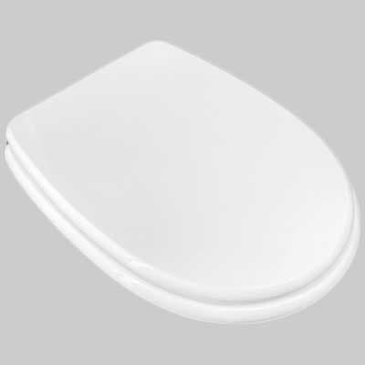 Copriwater Sedile WC MDF Poliesterato M138 Bianco Seba - 2