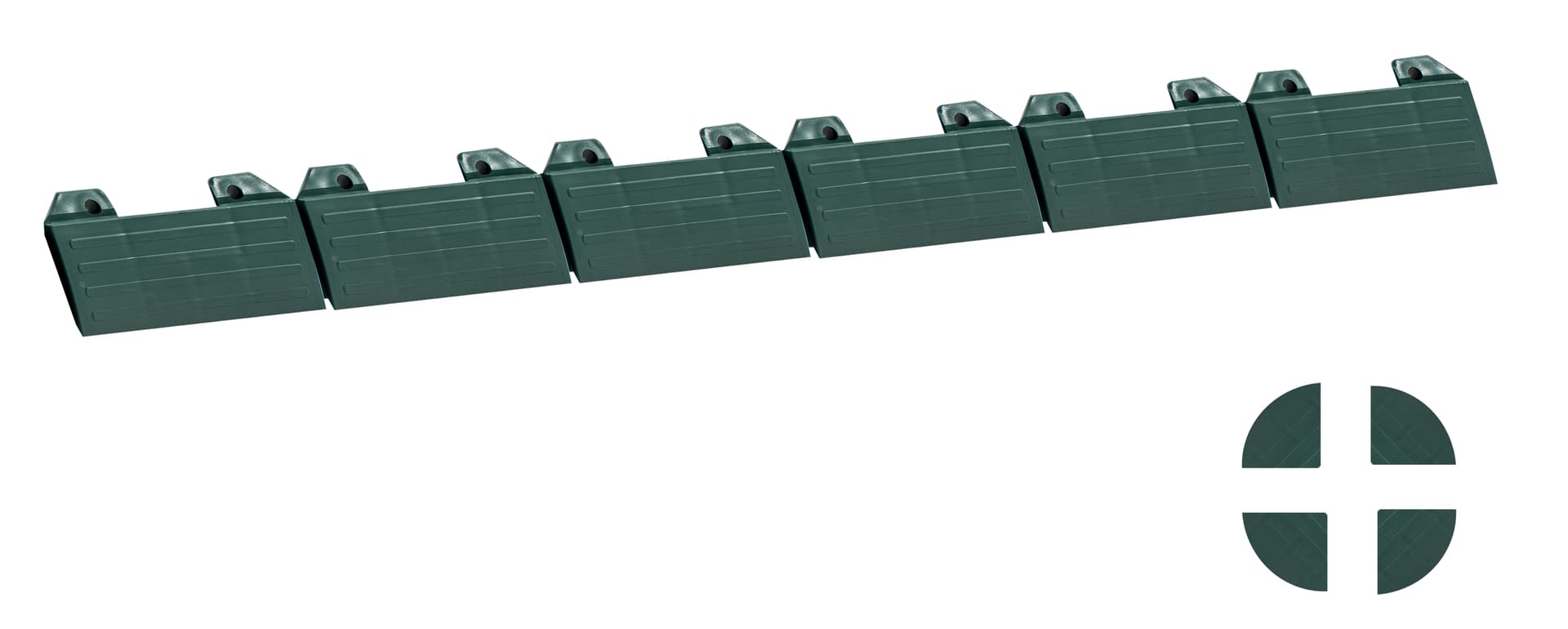 Scivolo Masc. Drenante Mm. 600 x 52 x 13 10 Pezzi - 2