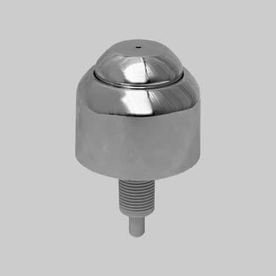 Pulsante di Comando per Batteria Pneumatica Cromato Made in Italy - 2