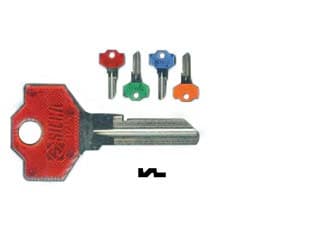 Chiavi per Cilindri Simeca 5 Spine Piccole SM1SL Slim Fluo Colori 10 Pezzi - 2