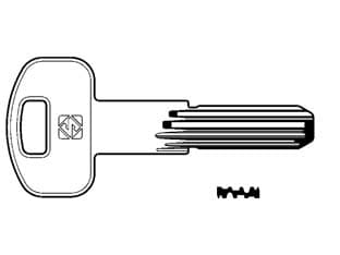 Chiavi Punzonate per Cilindri Securemme 10 Spine SCM1R Silca 10 Pezzi - 2