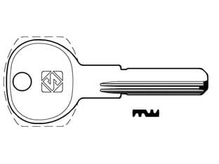 Chiavi Punzonate per Cilindri Gp 7 Spine GPI1 Silca 5 Pezzi - 2