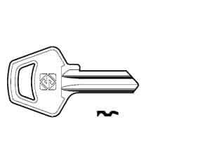 Chiavi per Cilindri Meroni 4 Spine Piccole MER1 Dx Silca 100 Pezzi - 2