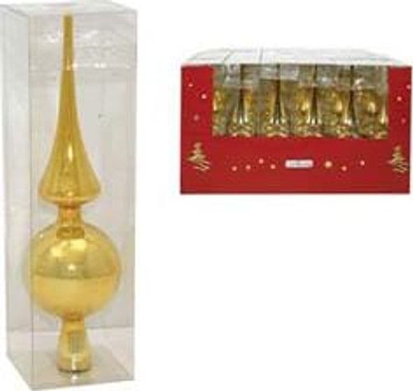 Puntale per Albero di Natale 25 cm Oro - 2