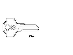 Chiavi per Cilindri Giussani 4 Spine Piccole GS13 Dx Silca 10 Pezzi - 2