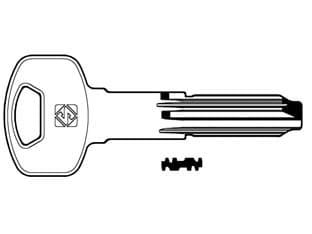 Chiavi Punzonate per Cilindri Yale 6 Spine YA90 Silca 10 Pezzi - 2