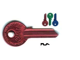 Chiavi per Cilindri 4 Spine Grandi WE2U Dx Ultralite Blu Silca 10 Pezzi - 2
