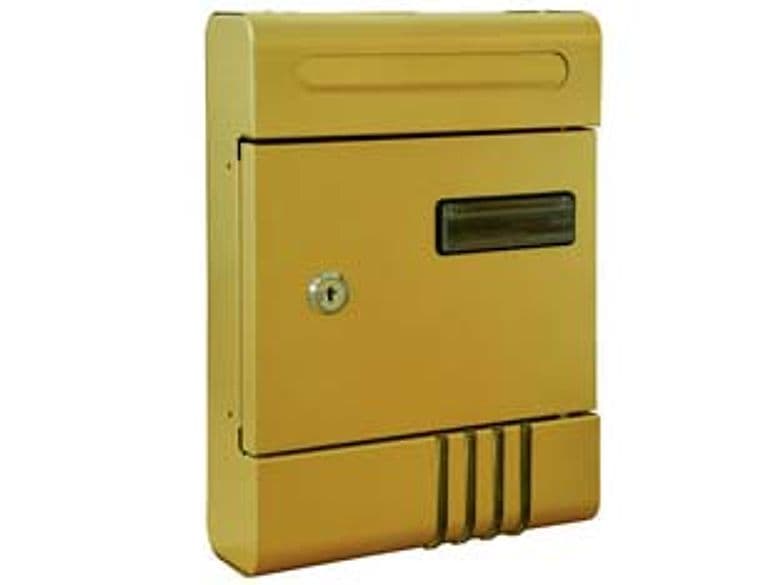 Cassetta Postale in Metallo per Esterni Bronzata 20,5 CMX6,5X29H. Bronzato - 2