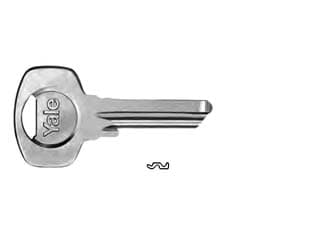 Chiave Grezza Yale 1009 4 Spine Dx 23,65 mm (01009#000B084000) 10 Pezzi - 2