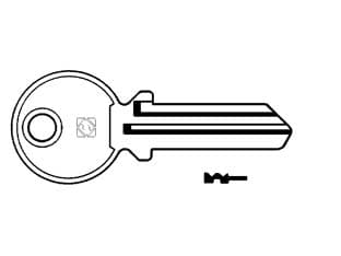 Chiavi per Cilindri Globe 6 Spine Grandi GL13R Sx Silca 10 Pezzi - 2