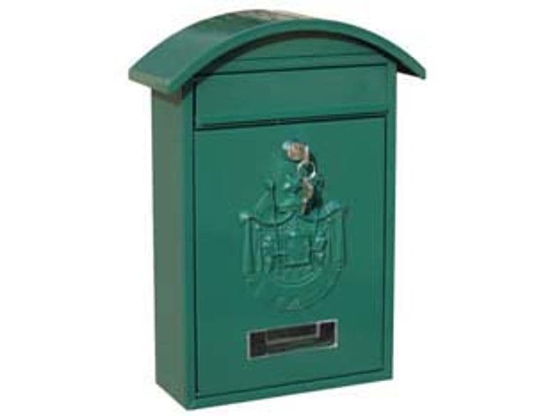 Cassetta Postale con Tetto e Chiave a Cilindro per Esterni Verde 21 - 2