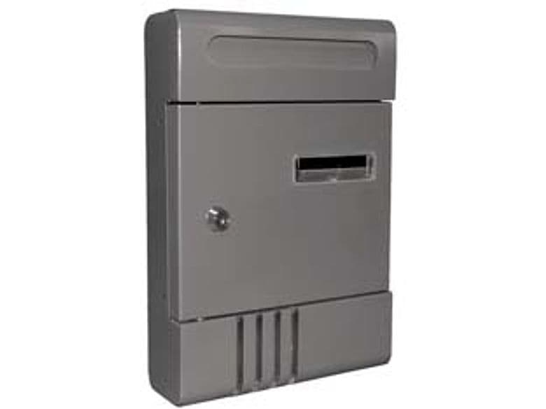 Cassetta Postale in Metallo per Esterni Antracite 20,5 CMX6,5X29H - 2