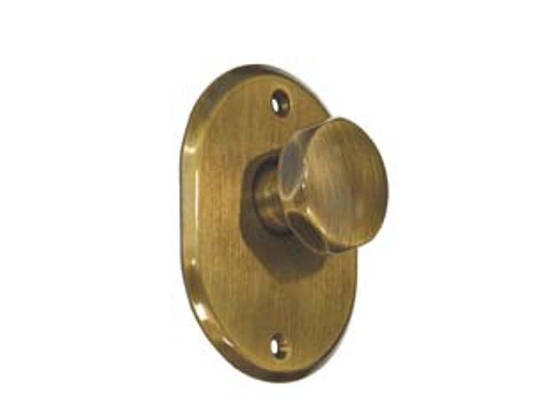 Mostrina Ovale con Pomolo in Ottone Brunito 331 35 70 MMX90H. Sp. 4 mm