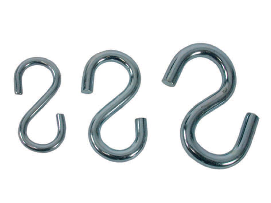 Ganci ad S per Catene in Acciaio Zincato N°18 Ee ¸ 35 MMX40 200 Pezzi - 2