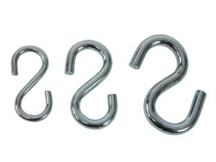 Ganci ad S per Catene in Acciaio Zincato N°23 Ee ¸ 6 MMX53 100 Pezzi - 2
