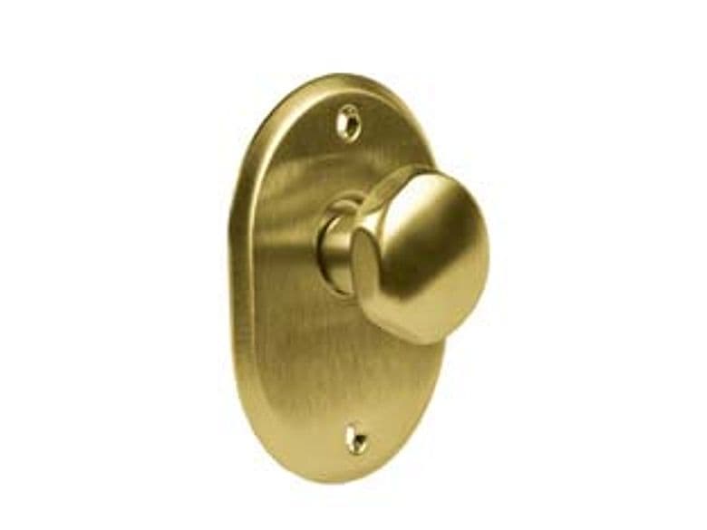 Mostrina Ovale con Pomolo in Ottone Lucido 331 35 70 MMX90H. Sp. 4 mm - 2