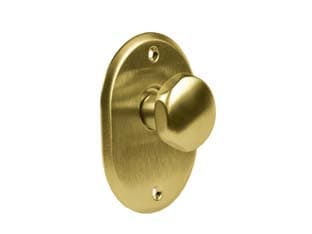 Mostrina Ovale con Pomolo in Ottone Lucido 331 35 70 MMX90H. Sp. 4 mm - 2
