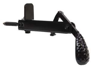 Fermapersiane a Pendolo con Fermo Fisso 105 MMX55H. Verniciato Nero - 2