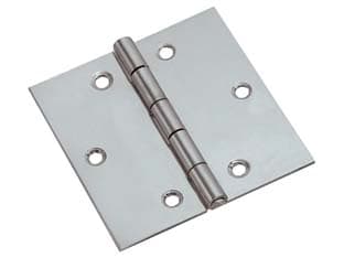 Cerniere Quadre Acciaio Inox Perno Fisso 40 MMX40X0,8 24 Pezzi - 2