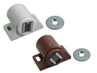 Cricchetto Magnetico K6 Tondo MM,30X30X19, in Plastica Marrone 100 Pezzi - 2
