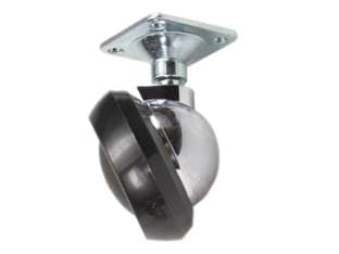 Ruote Mezza Sfera con Piastra Ø 42 mm Piastra 28 MMX28 4 Pezzi - 2