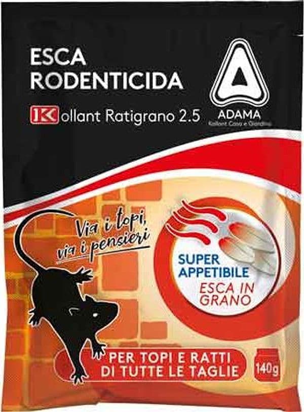 Esca Topicida Ratigrano 2,5 140 Gr Kollant - 2