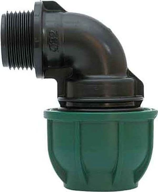 Gomito a 90 ° a Stringere con Derivazione Fil. Maschio Ø Irritec 4062004 - 2