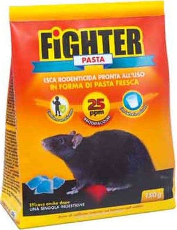 Esca Topicida in Pasta Blu Fighter 150 Gr Cisa Adriatica - 2
