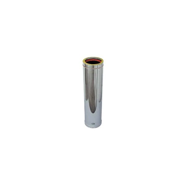 Tubo Doppia Parete per Canne Fumarie Ø 80 x 130 x 500 mm - 2