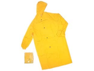 Impermeabile Cappotto in PVC Bispalmato Plp Giallo Tg. XL Excel - 2