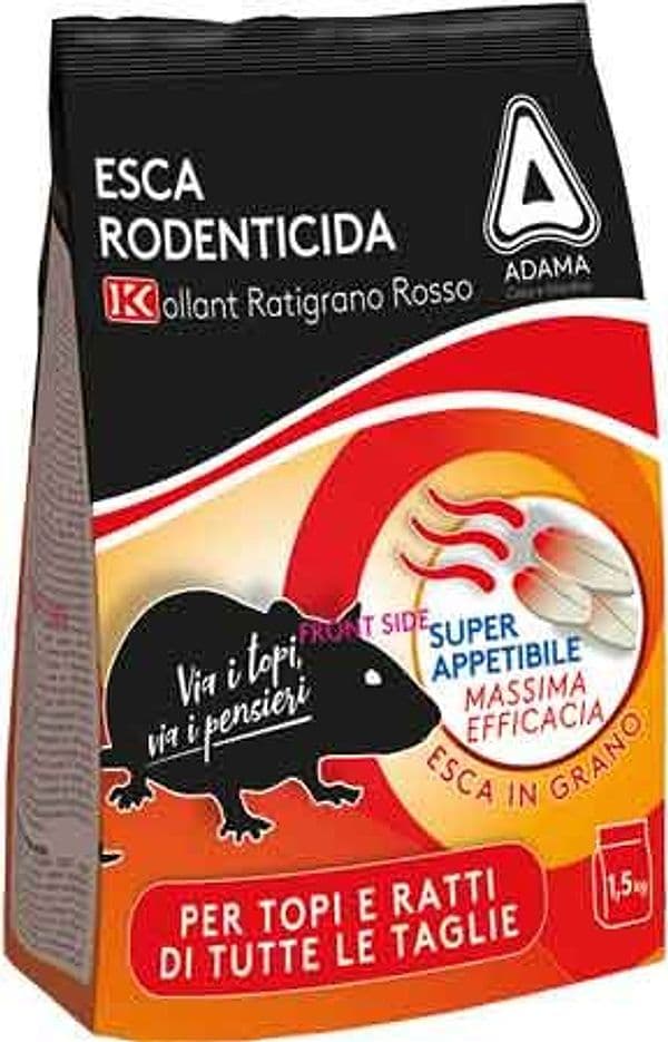 Esca Topicida Ratibrom 5.0 Grano 1,5 kg Kollant - 2