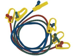 Corda Elastica Allacciabagagli con Ganci in PVC Ø 8 mm MMX200CM 10 Pezzi - 2