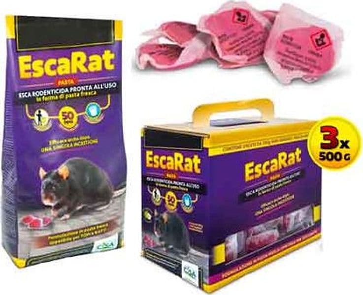 Esca Topicida in Pasta Escarat 1,5 kg (Scatola 3 x 500GR) Cisa Adriatica - 2