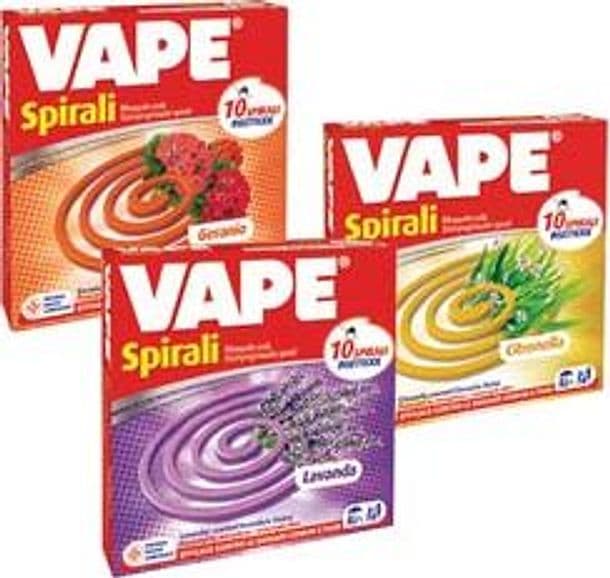 Spirale Anti Zanzare Fragranze Assortite in Confez. da PZ.10 Vape 24 Pezzi - 2