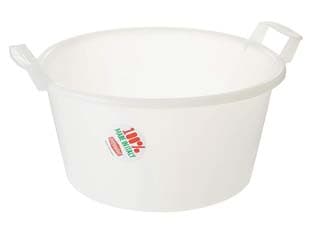 Bacinella Tonda in Polietilene Neutro Ø 45 mm cm da 20 l 2 Pezzi - 2