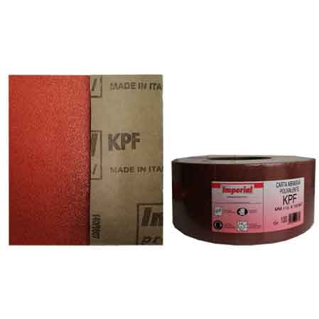 Carta Abrasiva Kpf Grana 100 Rotolo Mm 115 x 100 m Lineari Imperial - 2