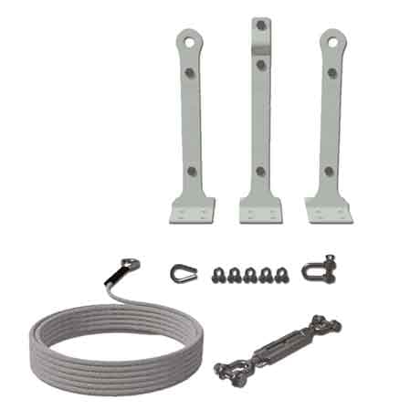 Kit Linee Vita Base Piana Fune 8 m - 2