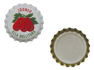 Tappo a Corona Pomodoro Ø 26,5 mm in Busta da PZ.100 80 Busta - 2