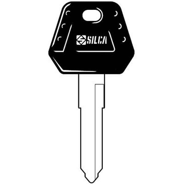 Chiave Auto Kawasaki KW14P Silca Acciaio Nichelato 5 Pezzi - 2